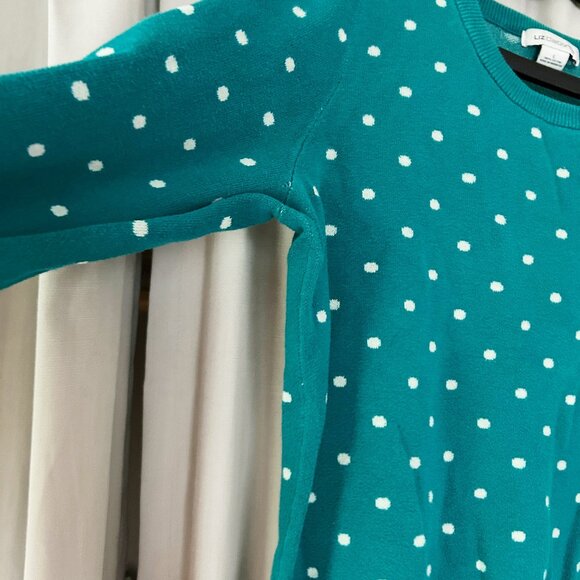 Vintage Liz Claiborne Polka Dot Sweater - Picture 3 of 7